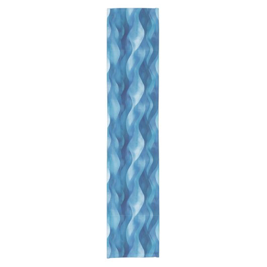 Mediterranean Waves Table Runner Korte Tafelloper (Voorkant)