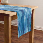 Mediterranean Waves Table Runner Korte Tafelloper (Voorbeeld)