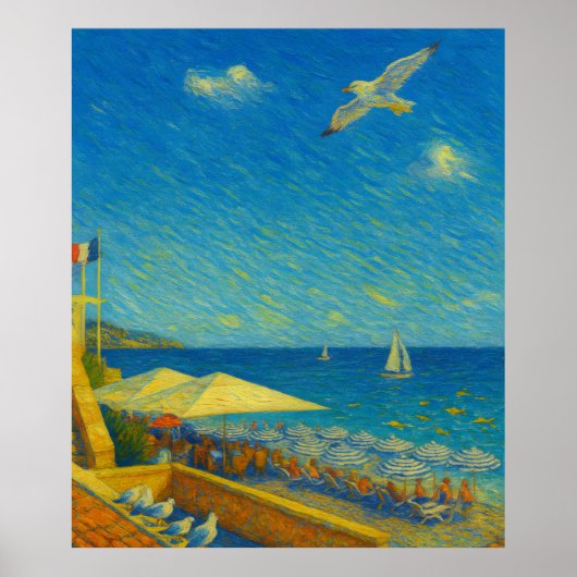 #MediterraneanArt #Cityscape #UrbanArt #TravelPost Poster (Voorkant)