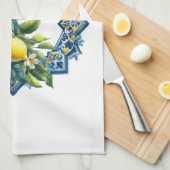 Mediterranian Lemons Theedoek (Quarter Fold)