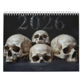 Medium 2026 Skull Art Calendar Kalender (Hoes)