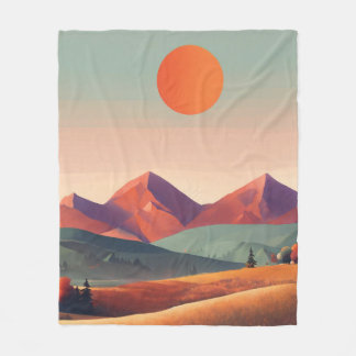 Medium 50 x 60 inch op vlootsbank fleece deken