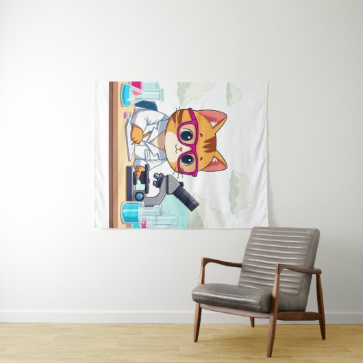 Medium (50" x 60") Tapestry Wandkleed (In Situ (horizontaal))