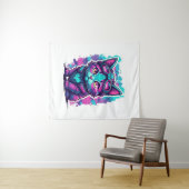 Medium (50" x 60") Tapestry Wandkleed (In Situ (horizontaal))