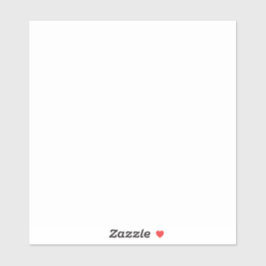 Medium 6x6 Vinyl Sticker – Voeg uw kunst toe