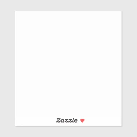 Medium 6x6 Vinyl Sticker – Voeg uw kunst toe (Vel)