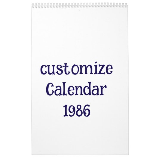 Medium aanpassen kalender (Hoes)