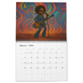 Medium African American/Black Woman 2026 Calendar Kalender (Feb 2026)