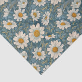 Medium Art Nouveau Shasta Daisies – 10 lb, 17 "x23 Tissuepapier (Detail)