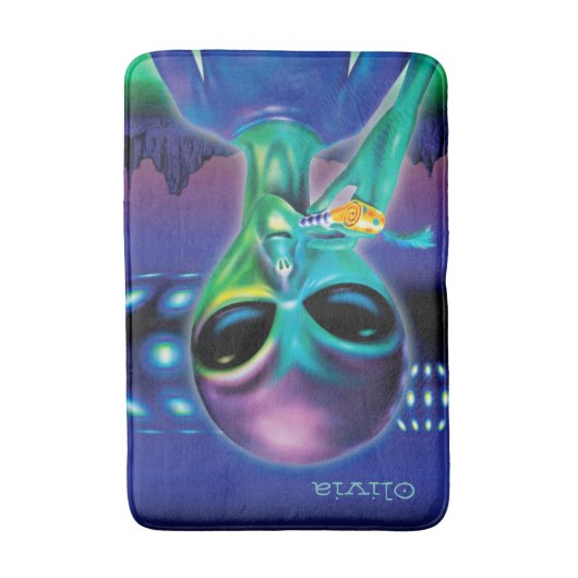 Medium badmat Alien neem me mee naar je feest (Voorkant Verticaal)