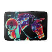 Medium Badmat met "Painted Pony" Ontwerp (Voorkant)