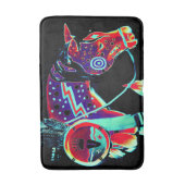 Medium Badmat met "Painted Pony" Ontwerp (Voorkant Verticaal)