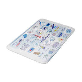 Medium Bath Mat - "The ABC's of Hope Town"