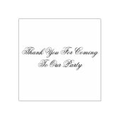 Medium: Bedankt dat je naar onze feeststempel bent Rubberstempel (Afrduk)