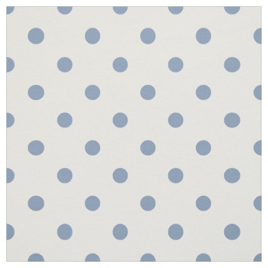 Medium blauwe stippen stof (Swatch)