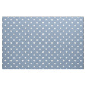 Medium Blauwe Witte Sterren (kleinschalig) Stof (Fat Quarter)
