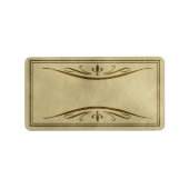 Medium bloeiende apotheker label (Voorkant)