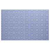Medium Blue Bunny Rabbit Medallion Pattern Cute Stof (Yard (91,4 cm))
