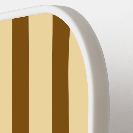 Medium Brown Stripes Pickleball Paddle (Links Detail)