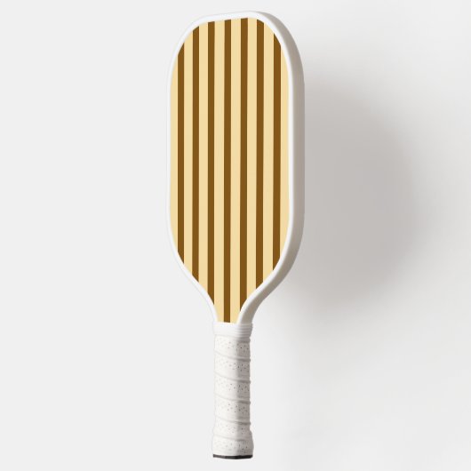 Medium Brown Stripes Pickleball Paddle (Links)
