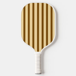 Medium Brown Stripes Pickleball Paddle
