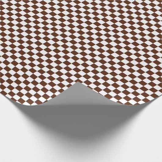 Medium-bruin en witcheques ompakken papier (Hoek)