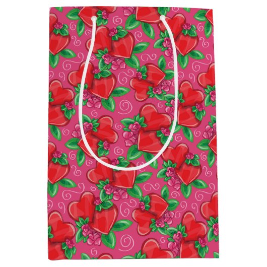 Medium-cadeau voor hart en liefde medium cadeauzakje (Voorkant)