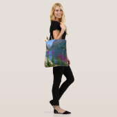 Medium Canvas tas met Norway River Scene (Op model)