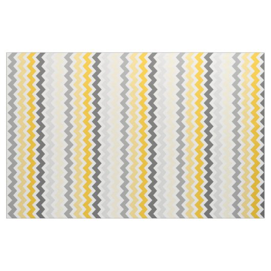 Medium Chevron Stripes Yellow Grey Stof (Yard (91,4 cm))