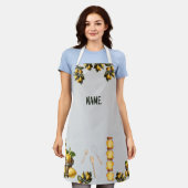 Medium citroen all over print Schort (Gedragen)