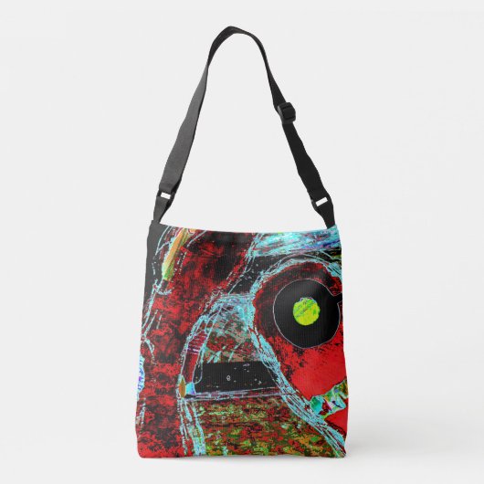 Medium Cross Body Bag - Frequency Serpent  Crossbody Tas (Achterkant)