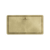 Medium Eenvoudige Elegantie Apotheker Label (Voorkant)