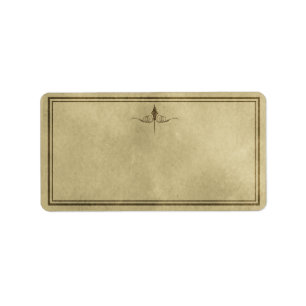 Medium Eenvoudige Elegantie Apotheker Label