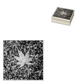 Medium: esdoornblad rubberen stempel (Gestempeld)