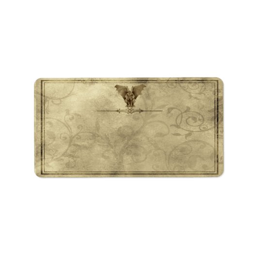 Medium Gargoyle apotheker Label (Voorkant)