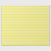 Medium-geel en wit strippapier cadeaupapier (Vlak)