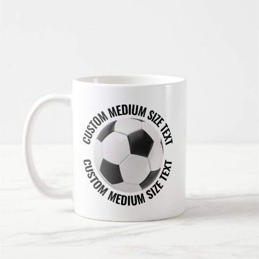Medium Gepersonaliseerde Tekst Tennis Bal 11oz. Aa Koffiemok (Links)