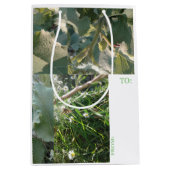 MEDIUM GIFT BAG/LABEL/NATUUR/#MMETROPOLIMdesign Medium Cadeauzakje (Voorkant)