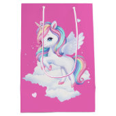 Medium Gift Bag to a magical birthday party. Cadeauzakje (Achterkant)