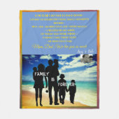 Medium  Gooi Speciaal Persoon Fleece Deken (Voorkant)