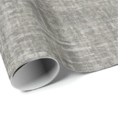 Medium Gray Linen Cadeaupapier (Rol Hoek)