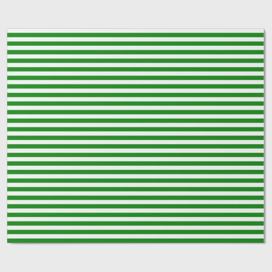 Medium-groen-witstrooppapier Cadeaupapier (Vlak)