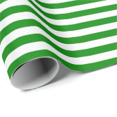 Medium-groen-witstrooppapier Cadeaupapier (Rol Hoek)