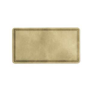 Medium horizontaal effen apothekerlabel etiket