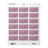 Medium Horizontale Roze Roze Apotheker Label (Full Sheet)