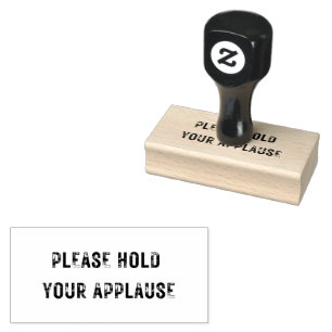 Medium HOUD UW APPLAUS Rubber Stamp Rubberstempel