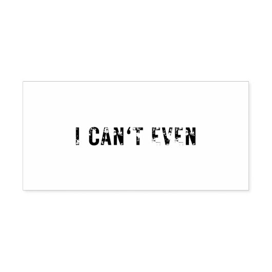 Medium Ik kan niet eens rubberen stempel (Afrduk)