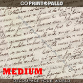 MEDIUM - Kalligrafische handschrift achtergrond Tissuepapier