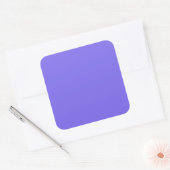 Medium-leistblauw Klassiek monochromatisch Vierkante Sticker (Envelop)