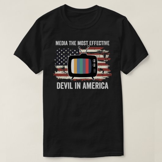 Medium meest effectieve ontwrichting in Amerika T-shirt (Design voorkant)